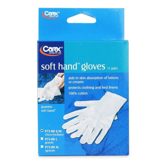 Dermal 100% Cotton Gloves, 60153, Medium