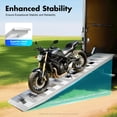thumbnail image 6 of YIYIBYUS 2PCS Aluminum Trailer Ramps with Top Hook Attaching End, Heavy-Duty Truck Car Auto Trailer Ramps 6800 Lbs Capacity, Universal Loading Ramp for Truck Auto,Tractor, Motorcycle, 6 of 19