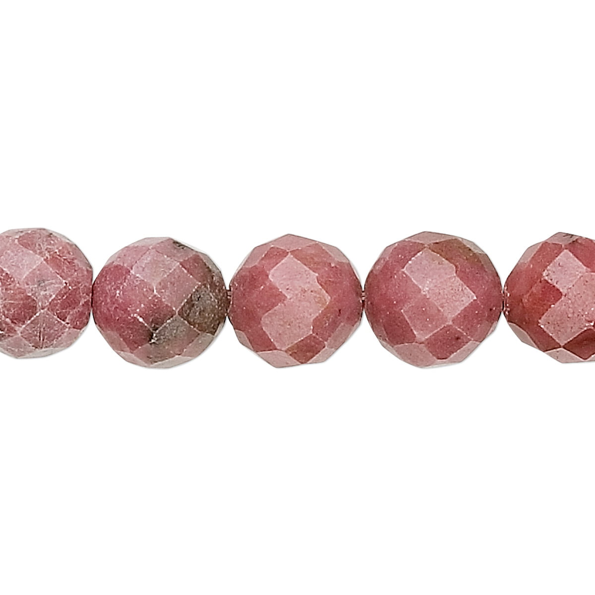 Natural Smooth Faceted Rhodonite Stone Beads For Jewelry Making 6,8,10,12,14mm 