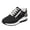 Black, variant on Women’s Running Shoes Non Slip Lightweight Cushioned Comfortable Sneakers Lace up Zip up Water Work Athletic Shoes Sky Blue Size 7