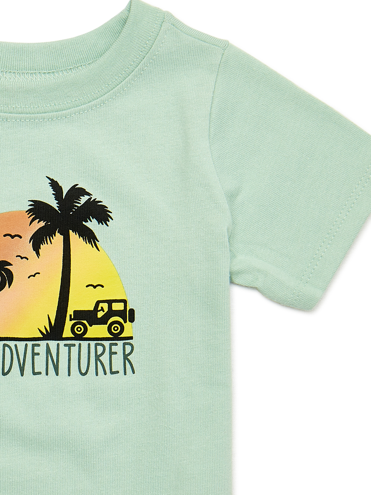 Garanimals Baby Boy Short Sleeve Graphic T-Shirt, Sizes 0-24 Months - image 2 of 4