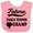 Pink and White, variant on Inktastic Table Tennis Future Champ Boys or Girls Baby Bib