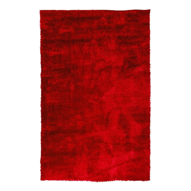 Tapete SHAGGY 0.50m x 0.80m rojo 6.49 pulg Elly Decor TPTE01GY-SGY2x3FT