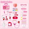 thumbnail image 4 of Kit PJG Doctor para niños pequeños de 3 a 6 años, set de juegos de simulación, color rosa, 4 of 6