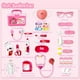 thumbnail image 4 of Kit PJG Doctor para niños pequeños de 3 a 6 años, set de juegos de simulación, color rosa, 4 of 6