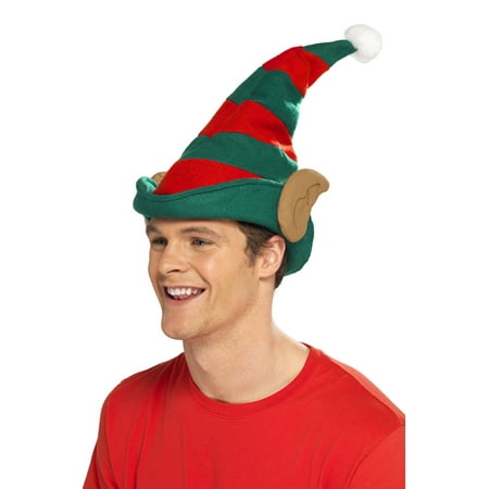 Striped Elf Hat with Ears