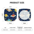 thumbnail image 6 of Uemuo Planets and Stars Pattern Waterproof Square Couch Cushion Covers, Magic Sofa Covers Washable, Stretch Sofa Seat Cushion Slipcovers, 6 of 9