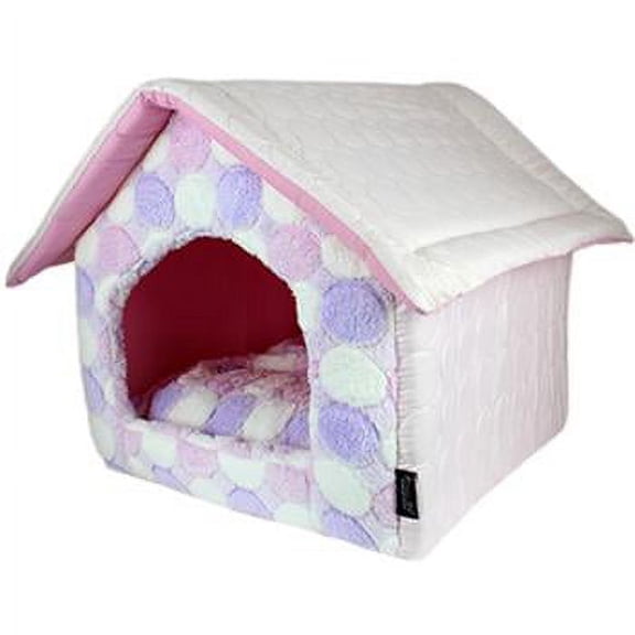 Cotton Candy Dog House - Pink Small