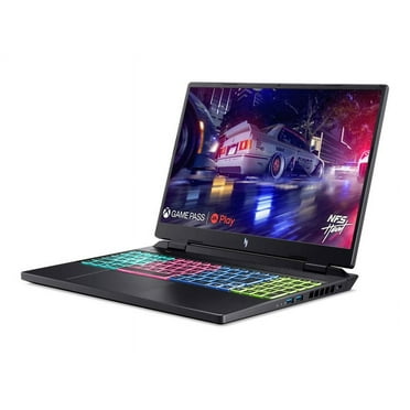 Acer Nitro 16 AN16-41 - AMD Ryzen 7 - 7840HS / up to 5.1 GHz - Win 11 Home - GeForce RTX 4060 - 16 GB RAM - 1.024 TB SSD SED - 16" IPS 1920 x 1200 @ 165 Hz - Ethernet - Wi-Fi 6E - obsidian black - kbd: US Intl