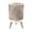 Color 3, variant on Small Trash Can with Lid Weathered Corrugated Metal Rust Blue Patina 1.8 Gallon Dog Proof Trash Can Round Garbage Can Waste Bin Wastebasket for Bathroom Bedroom Living Room