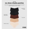 thumbnail image 4 of Bragas Victoria's Secret PINK No Show Cheeky Nude XXL (paquete de 5), 4 of 5