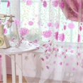 thumbnail image 1 of 2 Piezas de Cortinas Floral Duradero para Sala de Dormitorio Oficina Cocina 150x250cm Macarena Cortina de la ventana, 1 of 5