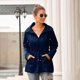 thumbnail image 5 of Chaqueta impermeable con capucha para mujer Anoraks, ligera y con capucha, cortavientos liso, para exteriores, impermeable, para mujer, 5 of 8