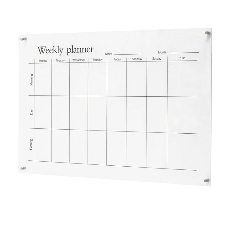 Weekly dry erase board online