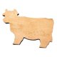 thumbnail image 2 of Tabla de Cortar Fiudx Forma de Vaca 15.7 Pulgadas, 2 of 7