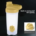 thumbnail image 4 of Uscallm under $5 700ml Protein Shaker Cup, 700ml Large Protein Shaker, Fitness Gym Mixing Bottle, Vortex Blender Shaker Cup, Leak Proof Sport Water Bottle, Meal Replacement Drink Bottle, 4 of 9