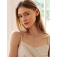 thumbnail image 3 of Bestyle Cute Butterfly Birthstone Necklace for Women, June Pendant Necklace Choker Jewelry Gifts for Mother's Day Birthday Graduation, 3 of 7
