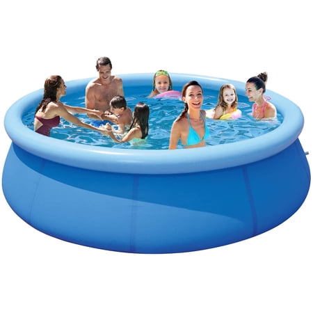 SUGIFT 10ft X 30in Inflatable Above Ground Swimming Pool  Blue