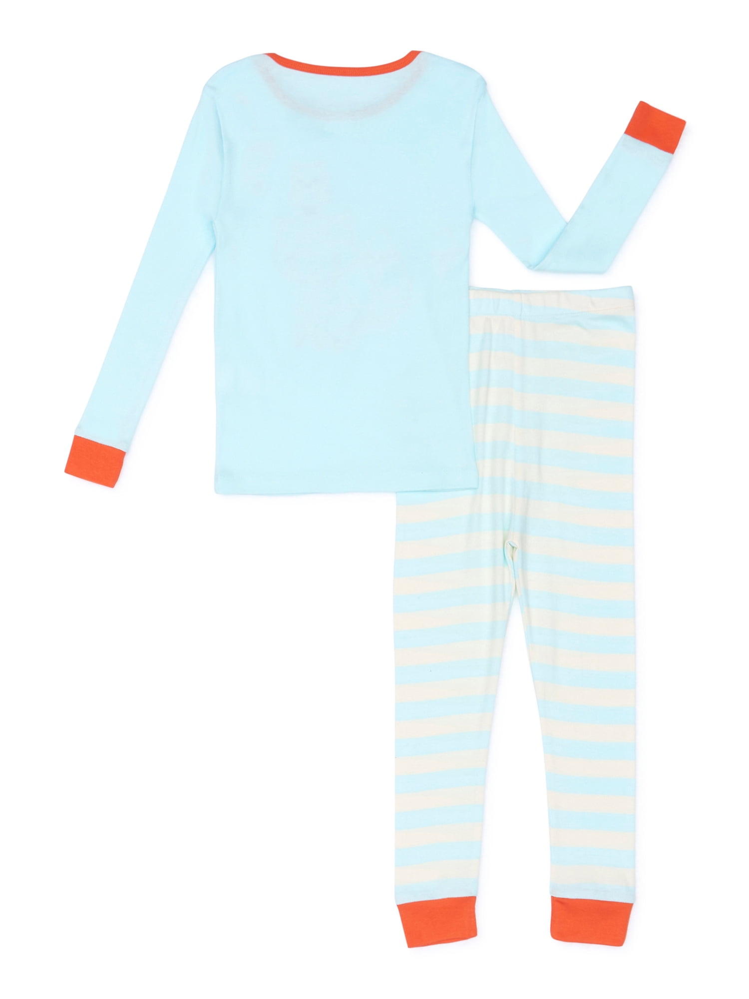 Wonder Nation Toddler Girls' Fox Cotton Sleep Set, 2 Piece