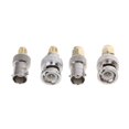 thumbnail image 2 of 4 piezas Bnc a Sma tipo macho hembra Rf conector adaptador kit de prueba convertidor conjunto Feliz Sencillez, 2 of 5