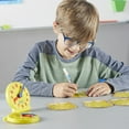 thumbnail image 4 of Learning Resources About Time! Group Activity Set, Classroom Set, 6 Write & Wipe Clocks, Ages 5+, 4 of 9