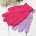 thumbnail image 3 of Yesbay 1PCS Shower Exfoliating Body Scrub Glove Dead Skin Removal Massage Spa Bath Mitt-Random, 3 of 7