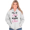 thumbnail image 5 of No More Class Girl Graduate Funny Zip Hoodie Sweatshirt Women Brisco Brands S, 5 of 6