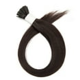 thumbnail image 3 of SEGO I Tip Human Hair Extensions Cold Fusion off Black 100 Strands Soft Straight Remy Hair Pre Bonded Stick Shoelace Tips, 3 of 7