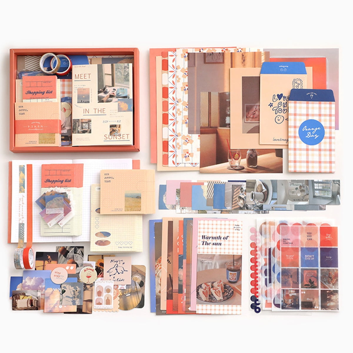 Aesthetic Scrapbook Kit Vintage Junk Journal Kit with Journaling /Scrapbooking Supplies Retro