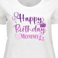 thumbnail image 4 of Inktastic Purple Happy Birthday Mommy Women's Plus Size T-Shirt, 4 of 5