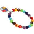 thumbnail image 1 of Beaded Bracelet for Women and Men with Agate Stone Multi Color for Fishing Use Lightweight Portable, 1 of 5