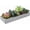 Gray Clay, variant on Artificial Succulent Centerpiece, 15.75 Inch Faux Succulents Arrangement Plants in Rustic Burnt Wood Rectangular Planter Box