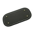 thumbnail image 4 of Cojín moldeador inferior de bolso de cuero PU 60 agujeros 4 uñas para bolso tejido a mano Negro Sunnimix Inserto inferior de asas, 4 of 8