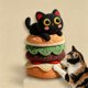 thumbnail image 4 of Almohadilla rascadora para gatos de pared, protector adhesivo para pared sin taladro, tabla de arañar para muebles y puertas, 80 cm x 50 cm, 4 of 7