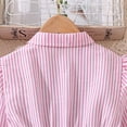 thumbnail image 6 of MEZZALL Child Long Sleeve Shirt Dress For Girls Stylish Striped Button Tunic For Kids Casual Fall Outfit Comfortable Everyday Wear For School And Play Dresses O-Neck Festival Sundress Cozy, 6 of 9