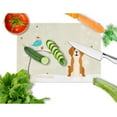 thumbnail image 2 of Caroline's Treasures Christmas Presents between Friends English Foxhound Glass Cutting Board Large, 2 of 2