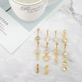 thumbnail image 4 of Gold Navel Ring - Hoop Belly Piercing Jewelry - Surgical Steel 14G Gold, 4 of 5