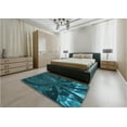 thumbnail image 4 of Ahgly Company Indoor Rectangle Patterned Deep-Sea Blue Area Rugs, 4' x 6', 4 of 6