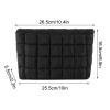 weibbin Solid Color Bag Checkered Down Bag Fashionable And Versatile Casual And Stylish Small Bag