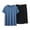 Dark Blue, variant on Dagugfen Mens Pajama Sets Short Sleeve Tee Shirt Tops Loose Fitted Elastic Waist Shorts Loungewear Sets(XXXXXL,White)