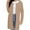Khaki, variant on Women's Open Front Coatigan Sweater Long Sleeve Casual Knit Lapel Cardigan Coat with Pockets