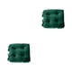 thumbnail image 1 of Kearding Ultimate Comfort Square Floor Pillows Pad para la relajación Cojines para sillas prácticos y duraderos Cojines verde negro 43 * 43 cm verde negro 43*43cm 2Conjunto, 1 of 6