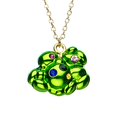 thumbnail image 1 of Rick and Morty Fart with Multi Gem Necklace, Green, One Size, 1 of 2