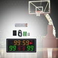 thumbnail image 2 of Marcador digital Reloj de puntuación Distancia visual de 98 pies, fútbol, Pantalla LED portátil Liviano Durable Profesional Voleibol Score Keeper, 2 of 8