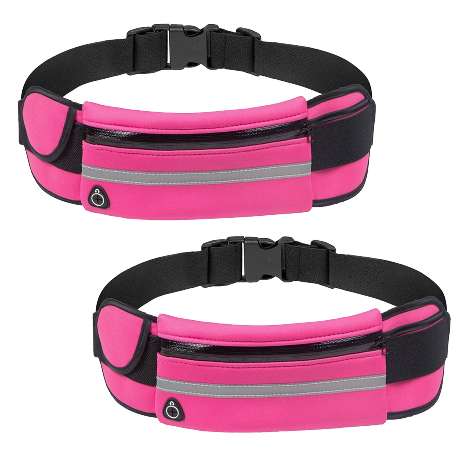 Midsumdr Slim Running Belt Bag Fanny Pack,Waist Pack Bag for Hiking