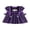 Purple, variant on RUINIXCW Toddler Baby Girl Halloween Dress Outfit Little Baby Girl Summer Fall Plaid Dress Funny Ghost Pumpkin Bows Casual Short Sleeve A Line Dress