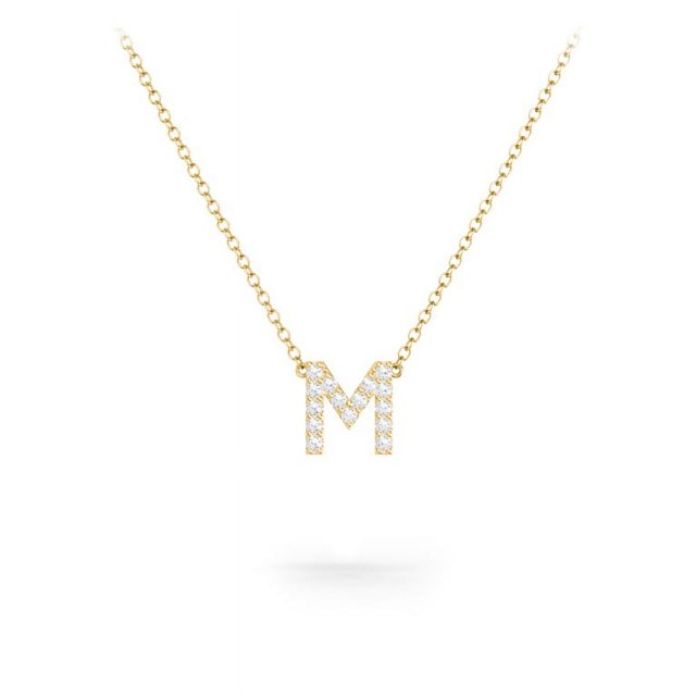 Pave Initial Necklace