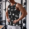 thumbnail image 6 of Haiem Crescent and Stars Men Workout Tank Top Gym Bodybuilding Sleeveless Muscle T Shirts Athletic Tank Breathable Workout Shirt-X-Large, 6 of 8