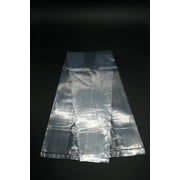 Tripact Inc LDPE Clear Poly Bags Gusseted Bags - 5.5"x4.75"x19" - 1.0mil 500pcs