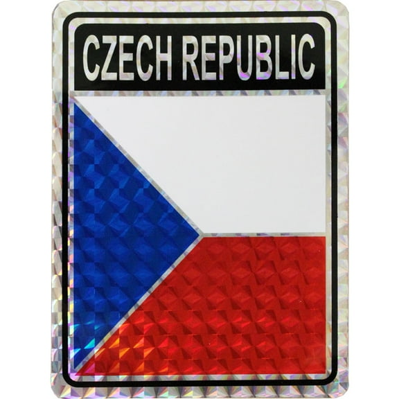 Czech Republic Reflective Decal
